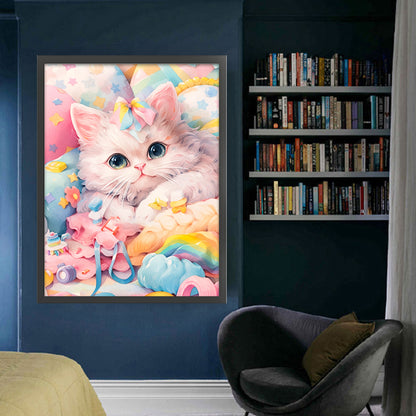 Colorful Cats - 11CT Stamped Cross Stitch 50*65CM