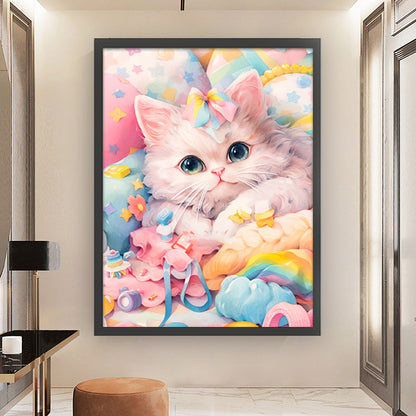 Colorful Cats - 11CT Stamped Cross Stitch 50*65CM