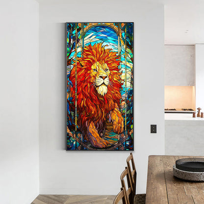 Marching Lion - Full Round Drill Diamond Painting 40*70CM