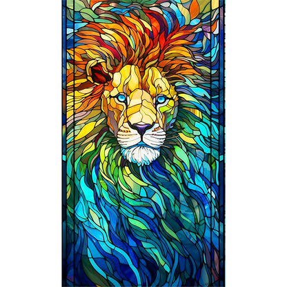 Melancholy Lion - Full Round Drill Diamond Painting 40*70CM