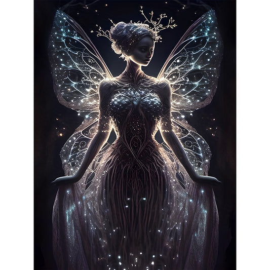 Butterfly Fairy - Full Round Drill Diamond Painting 30*40CM