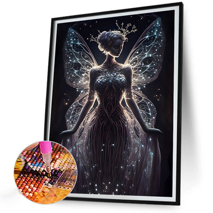 Butterfly Fairy - Full Round Drill Diamond Painting 30*40CM