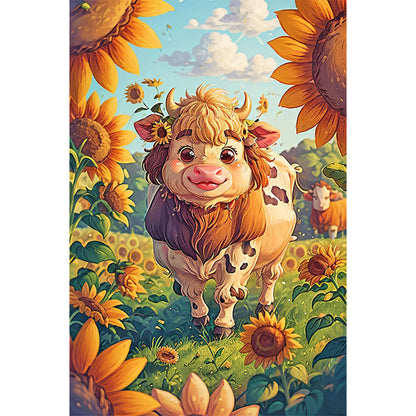 Little Cow - Full Round Drill Diamond Painting 40*60CM