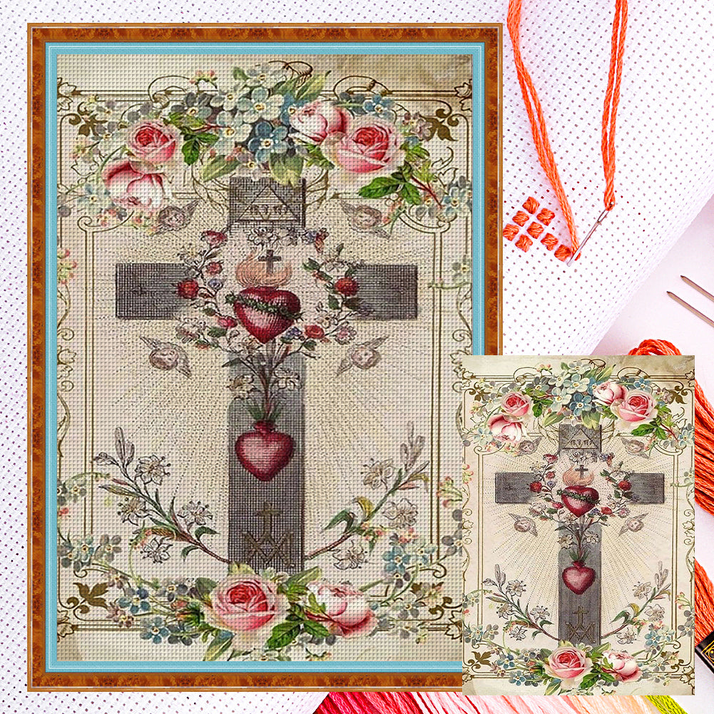 Retro Poster- - 11CT Counted Cross Stitch 40*60CM