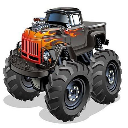 Monster Truck - Full Square Drill Diamond Painting 35*35CM