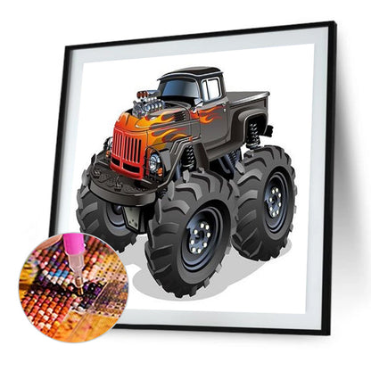 Monster Truck - Full Square Drill Diamond Painting 35*35CM