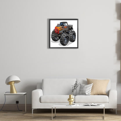 Monster Truck - Full Square Drill Diamond Painting 35*35CM