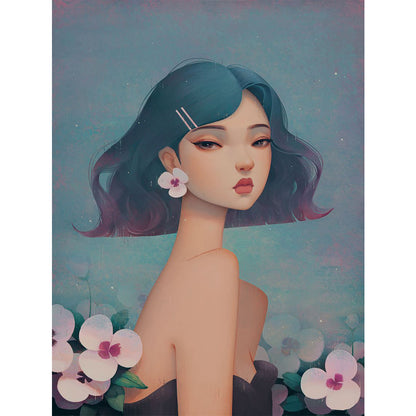 Art Girl - 11CT Stamped Cross Stitch 40*55CM