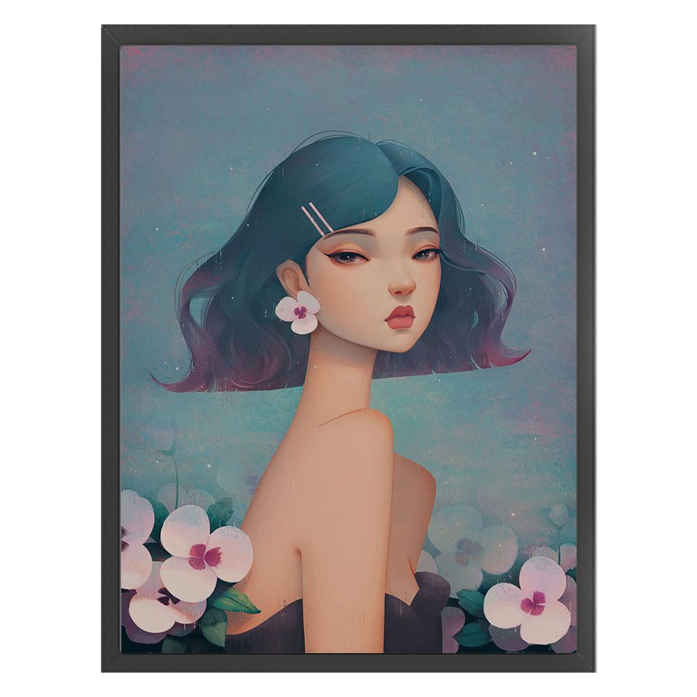 Art Girl - 11CT Stamped Cross Stitch 40*55CM