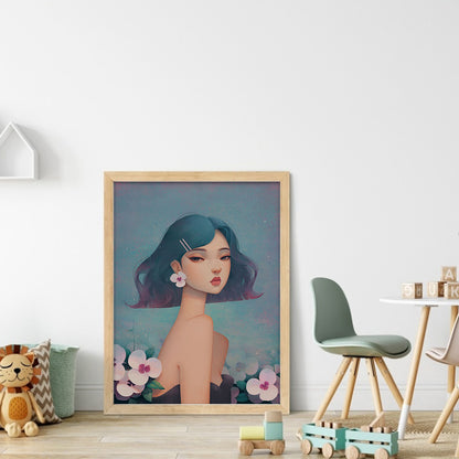 Art Girl - 11CT Stamped Cross Stitch 40*55CM