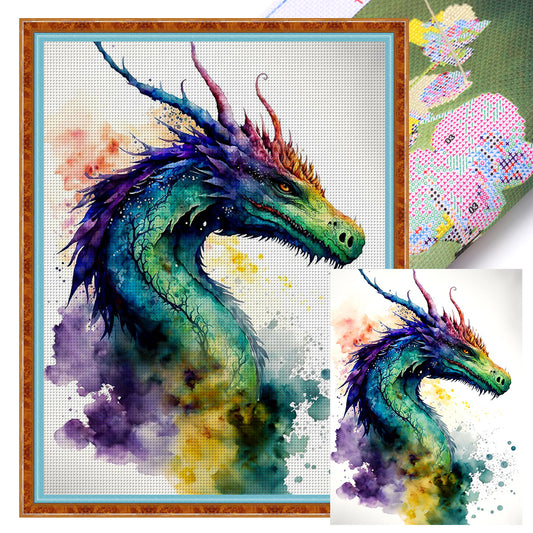 Dragon - 11CT Stamped Cross Stitch 50*65CM