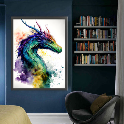 Dragon - 11CT Stamped Cross Stitch 50*65CM