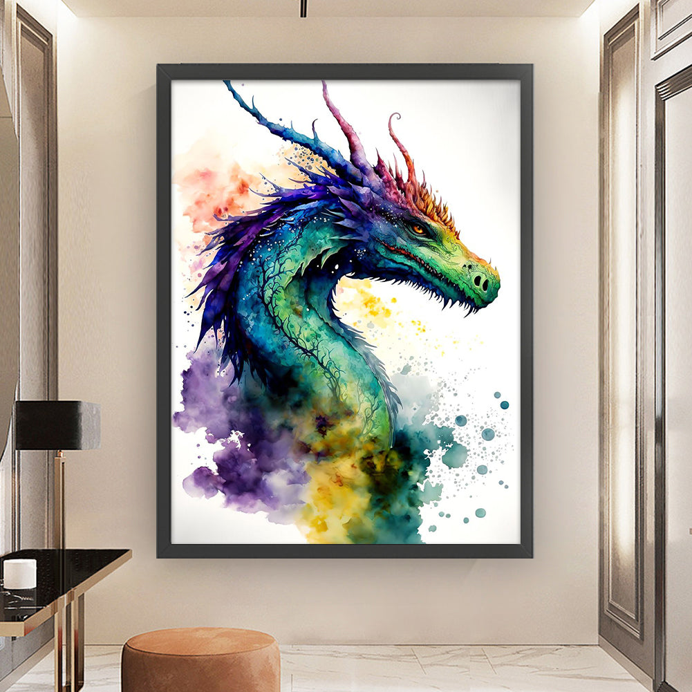 Dragon - 11CT Stamped Cross Stitch 50*65CM