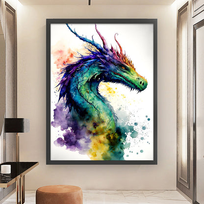 Dragon - 11CT Stamped Cross Stitch 50*65CM