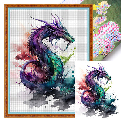 Dragon - 11CT Stamped Cross Stitch 50*65CM