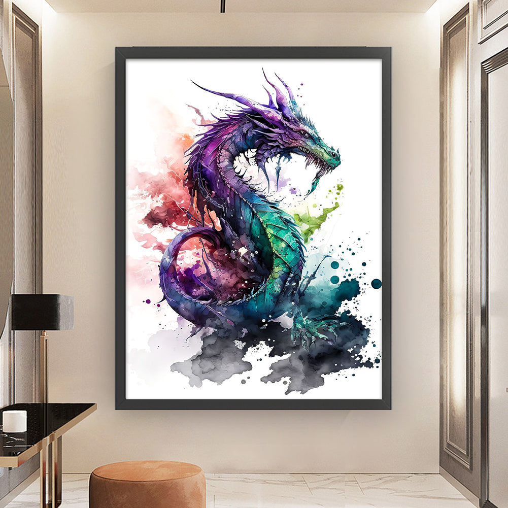 Dragon - 11CT Stamped Cross Stitch 50*65CM