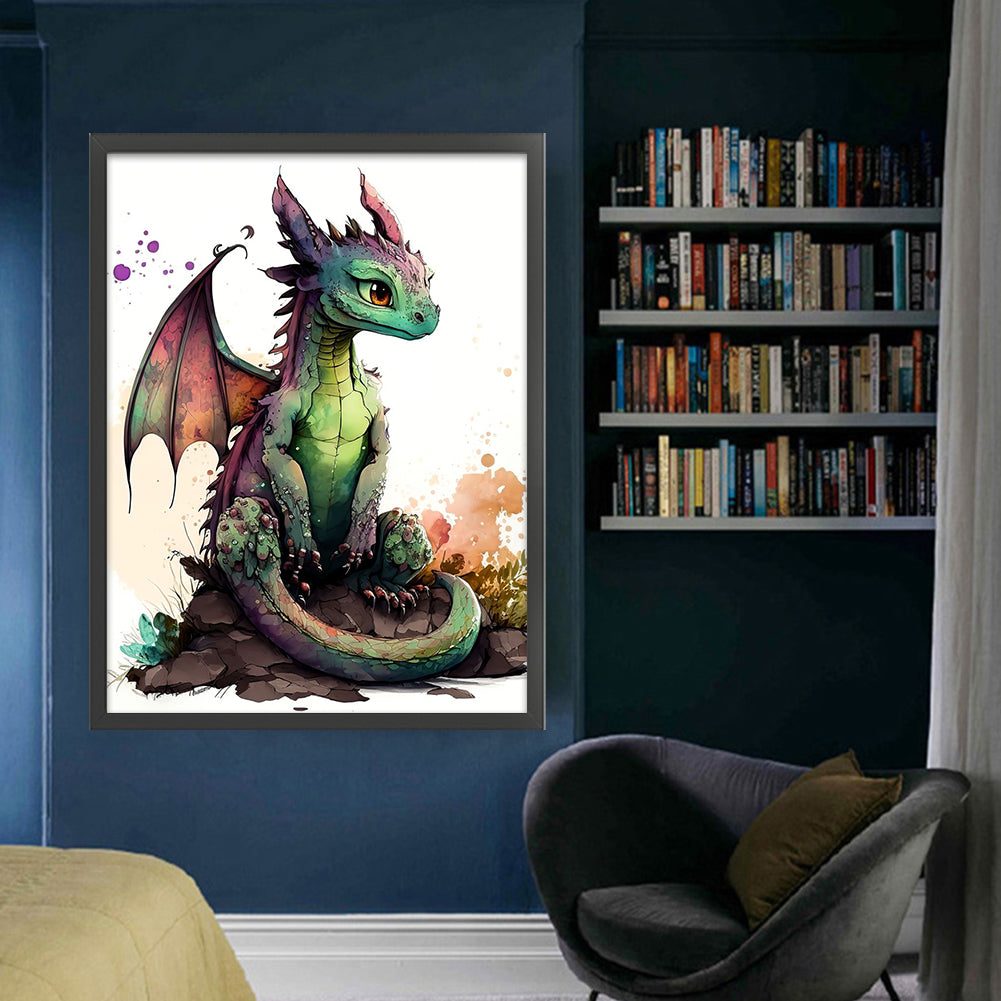 Dragon - 11CT Stamped Cross Stitch 50*65CM