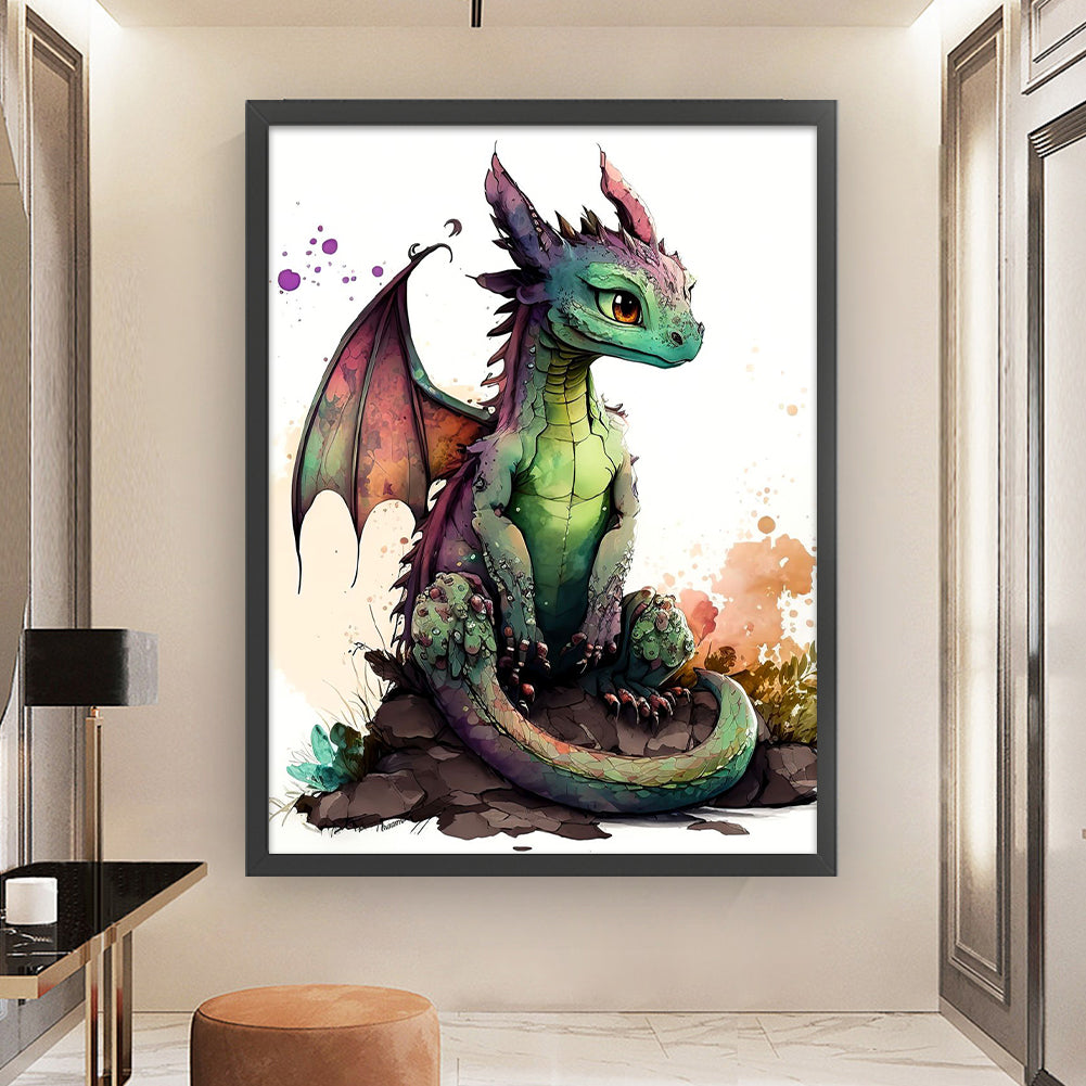 Dragon - 11CT Stamped Cross Stitch 50*65CM