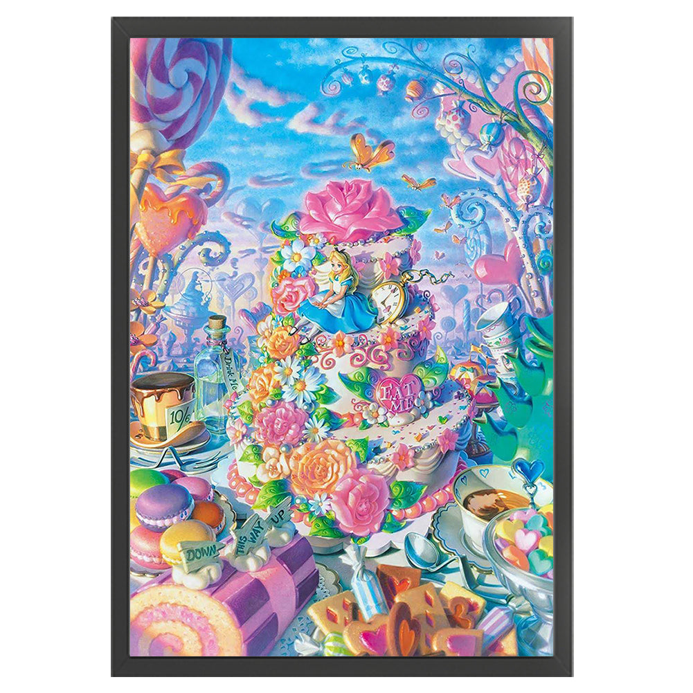 Alice In Wonderland - 11CT Stamped Cross Stitch 50*70CM