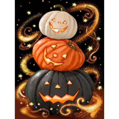 Magic Pumpkin - Full Round Drill Diamond Painting 30*40CM