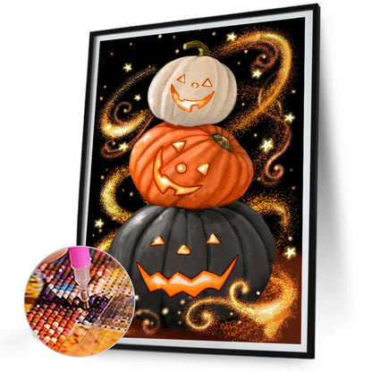 Magic Pumpkin - Full Round Drill Diamond Painting 30*40CM