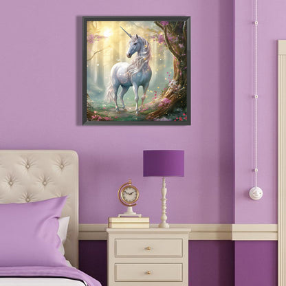 Forest Unicorn - Full Round Drill Diamond Painting 40*40CM