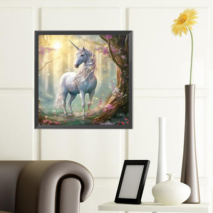Forest Unicorn - Full Round Drill Diamond Painting 40*40CM