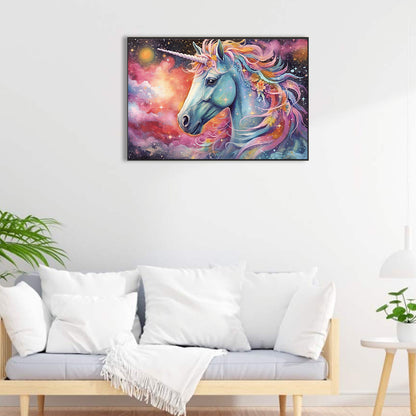 Dream Garden Unicorn - Full Round Drill Diamond Painting 60*40CM