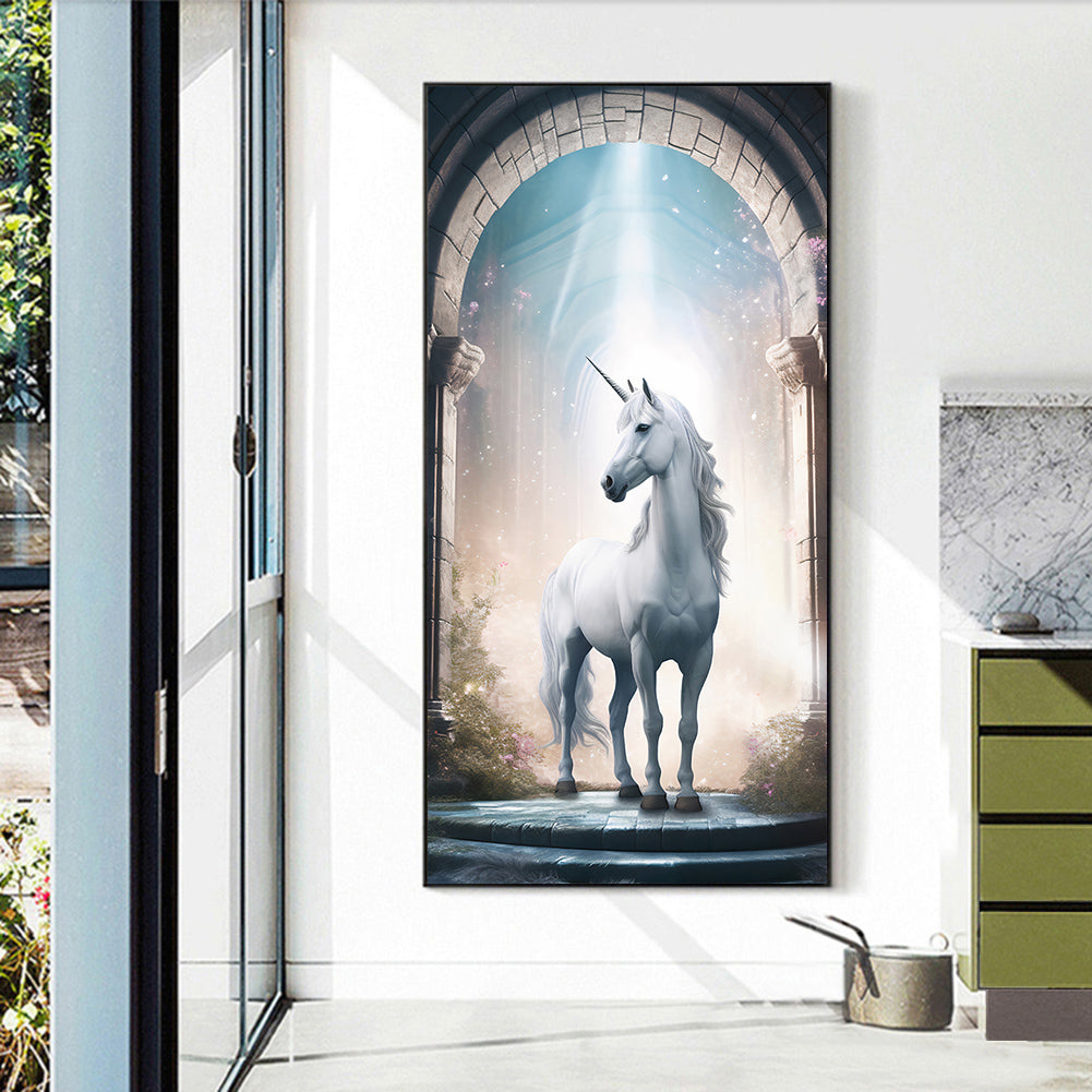 Fantasy Unicorn - Full Round Drill Diamond Painting 40*70CM