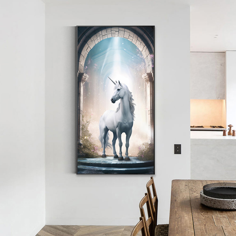 Fantasy Unicorn - Full Round Drill Diamond Painting 40*70CM