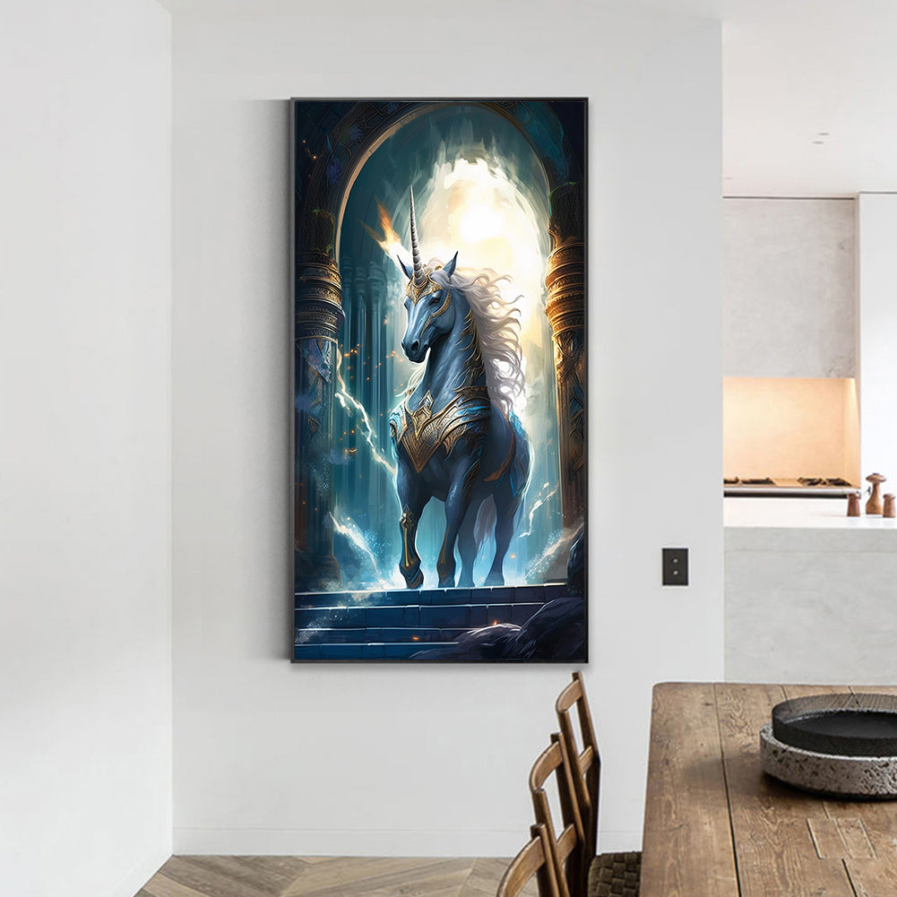 Fantasy Unicorn - Full Round Drill Diamond Painting 40*70CM