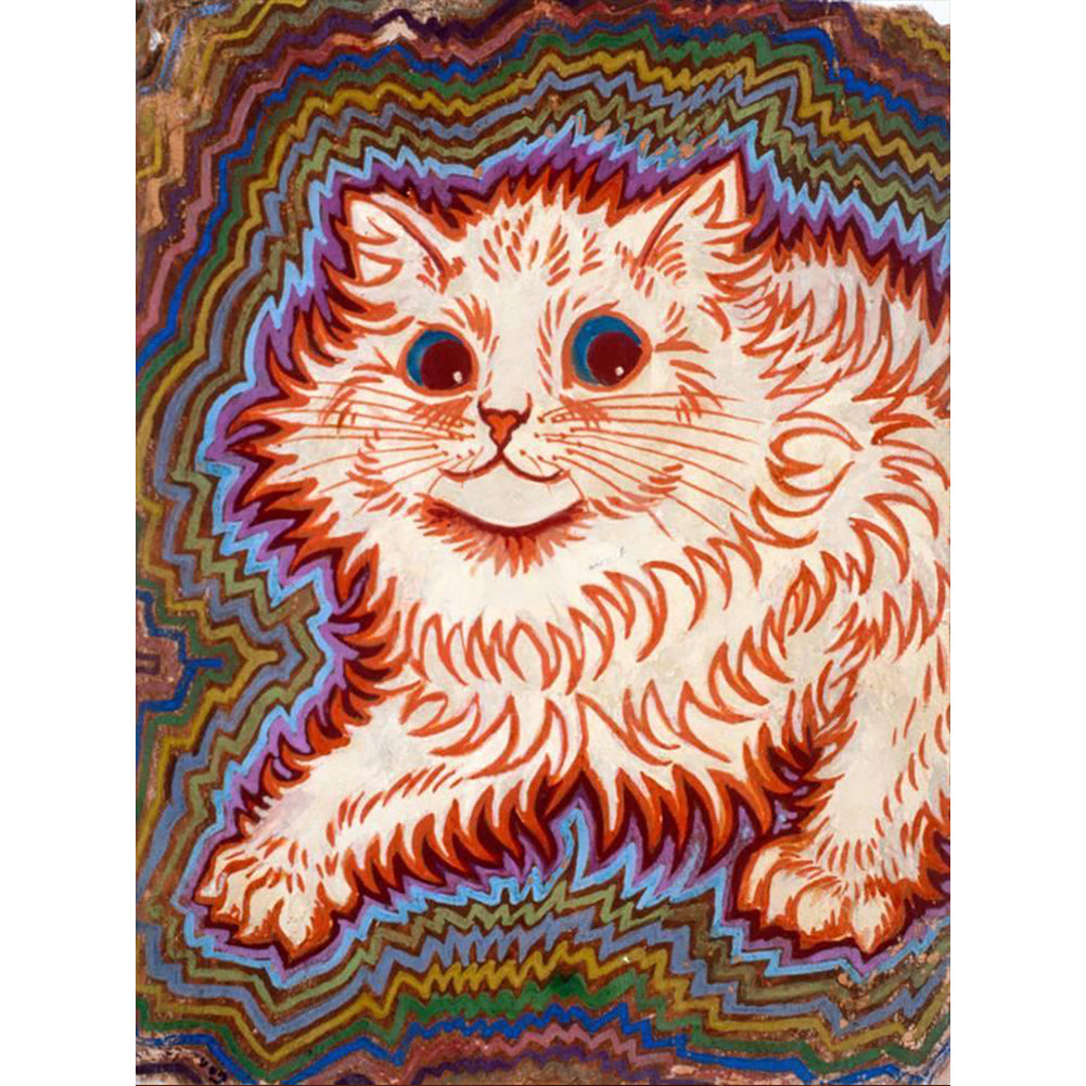 The Cat - Full Round Drill Diamond Painting 30*40CM