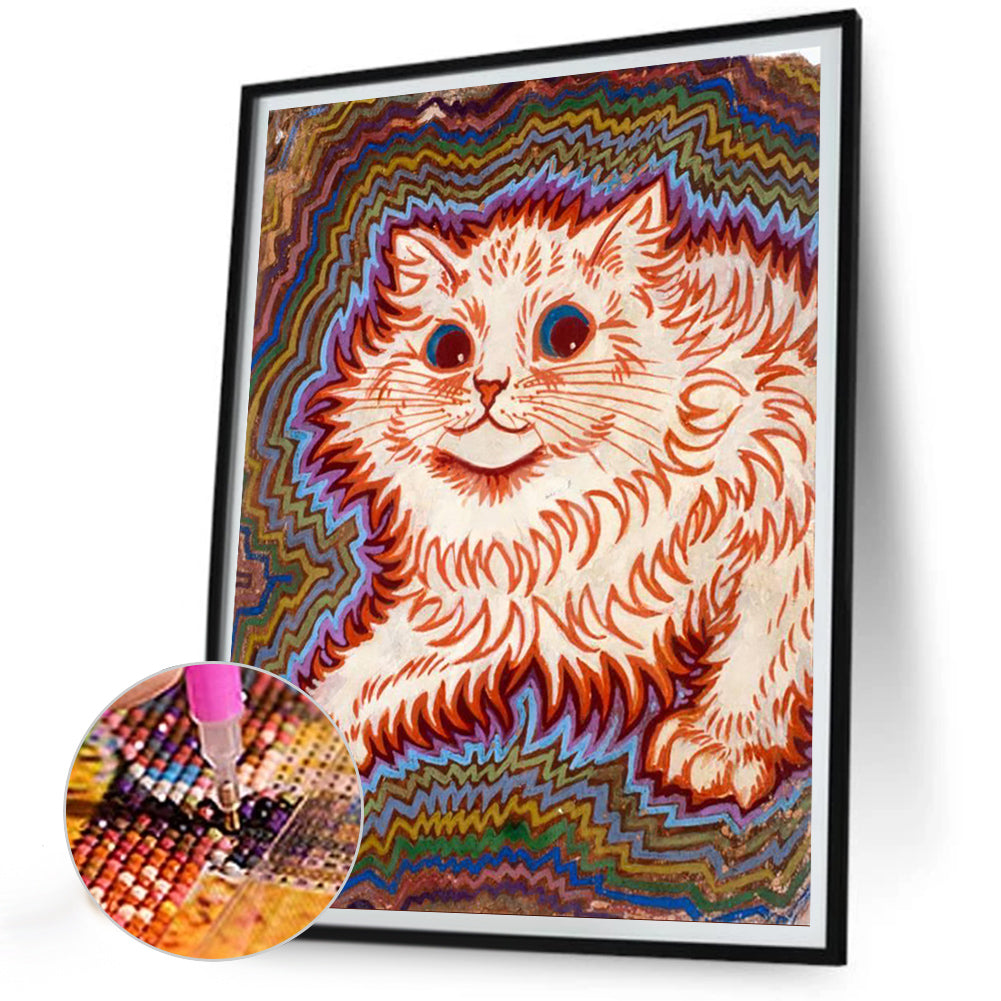 The Cat - Full Round Drill Diamond Painting 30*40CM