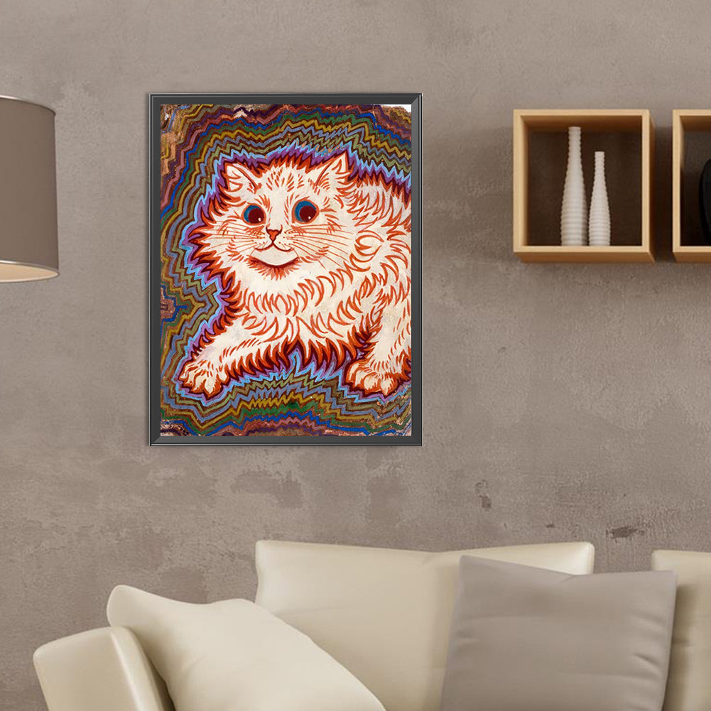 The Cat - Full Round Drill Diamond Painting 30*40CM