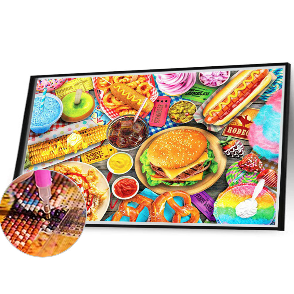 Dining Bar - Full Round Drill Diamond Painting 40*30CM