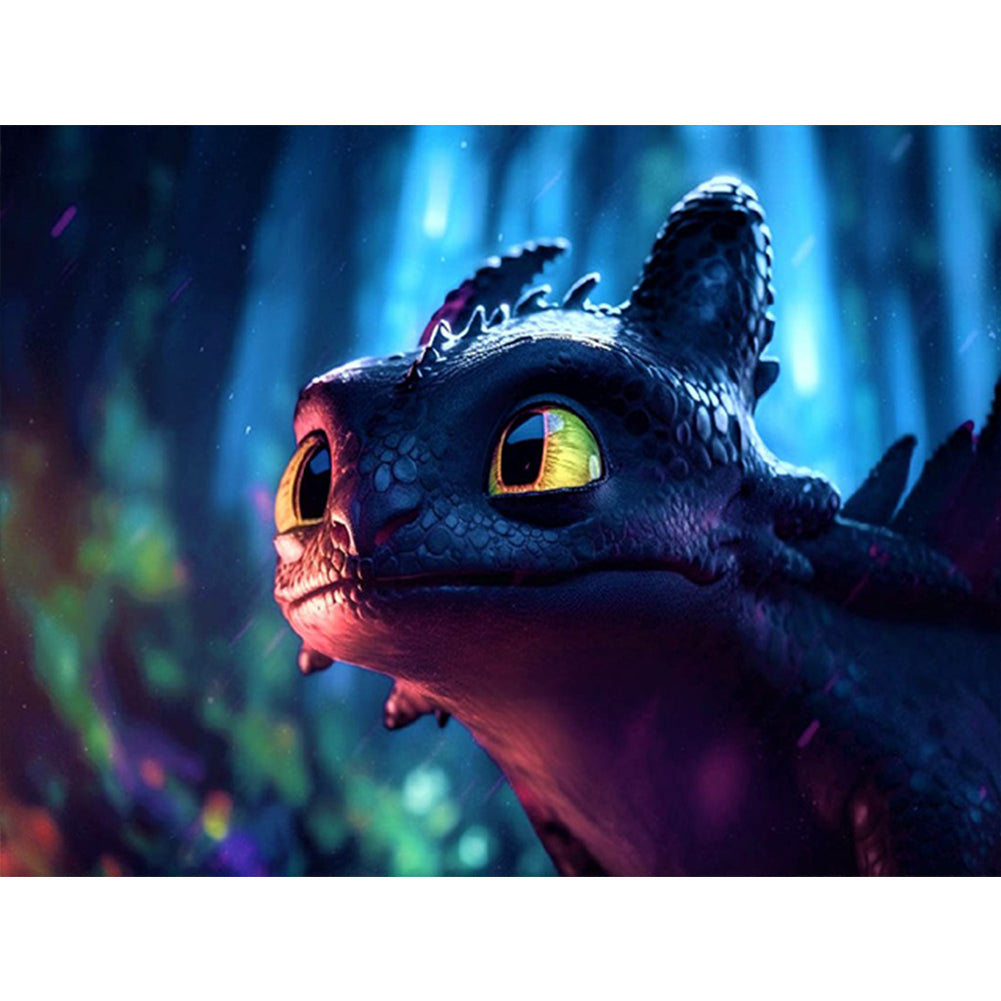How To Train Your Dragon Toothless - Full Round Drill Diamond Painting 40*30CM