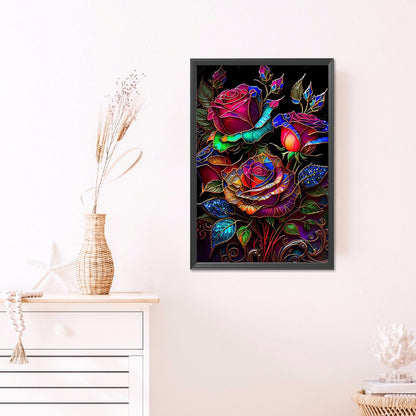 Roses - Full AB Round Drill Diamond Painting 40*60CM