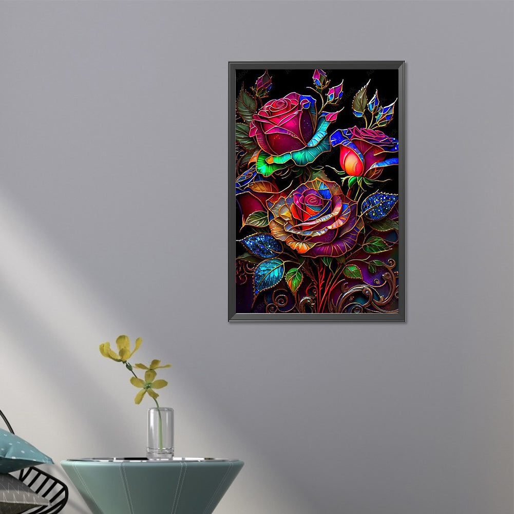 Roses - Full AB Round Drill Diamond Painting 40*60CM