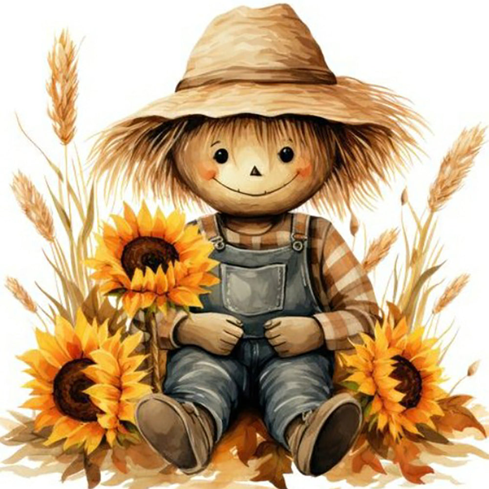 Scarecrow - Full Round Drill Diamond Painting 40*40CM
