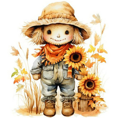 Scarecrow - Full Round Drill Diamond Painting 40*40CM