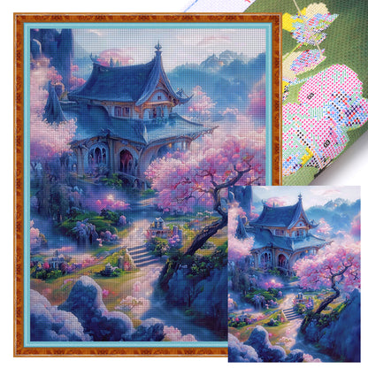 Wonderland Castle - 11CT Stamped Cross Stitch 50*65CM