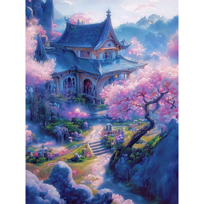 Wonderland Castle - 11CT Stamped Cross Stitch 50*65CM