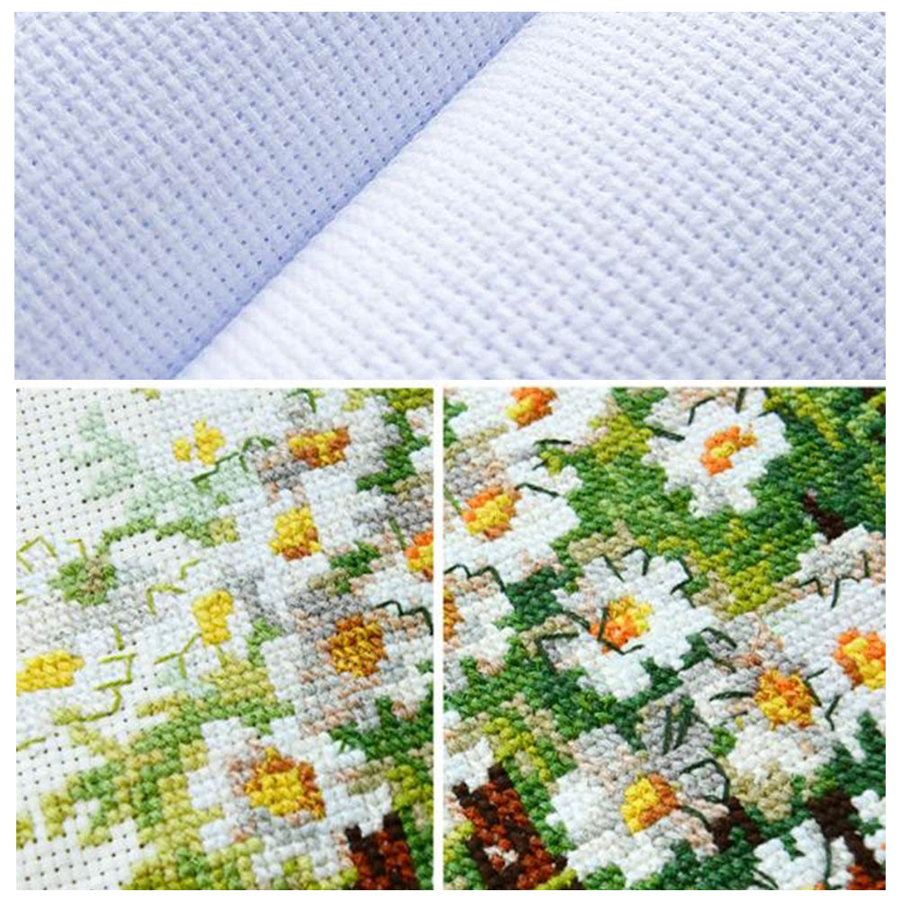 Spring Bouquet - 14CT Counted Cross Stitch 29*31CM(Joy Sunday)