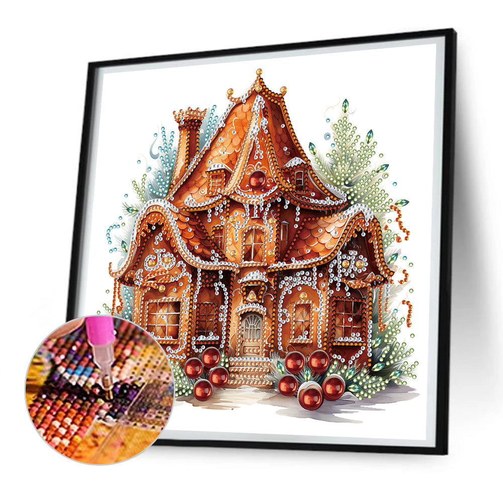 Christmas Cookie House - Special Shaped Drill Diamond Painting 30*30CM