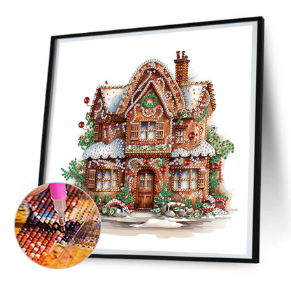 Christmas Cookie House - Special Shaped Drill Diamond Painting 30*30CM