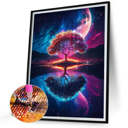 Four Seasons Tree Of Life - Full Round AB Drill Diamond Painting 40*55CM