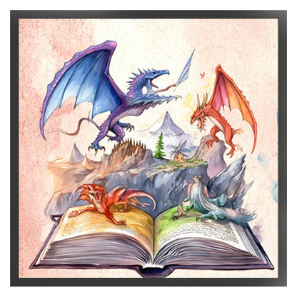 Magic Book - 11CT Stamped Cross Stitch 50*50CM