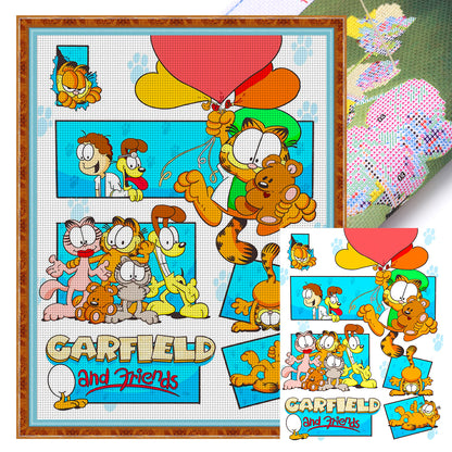 Garfield - 11CT Stamped Cross Stitch 50*65CM