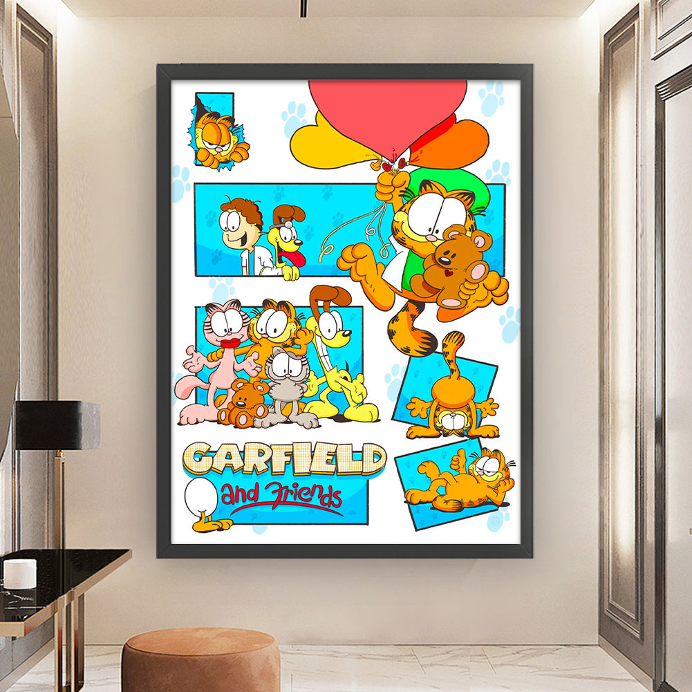 Garfield - 11CT Stamped Cross Stitch 50*65CM