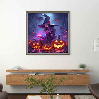 Halloween - 11CT Stamped Cross Stitch 50*50CM